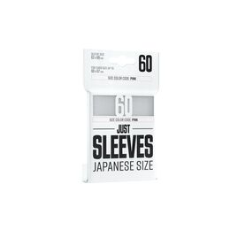 Just Sleeves - Japanese Size:  White (60 Sleeves)