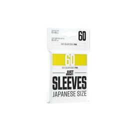 Just Sleeves - Japanese Size:  Yellow (60 Sleeves)