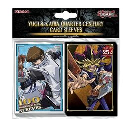 Yu-Gi-Oh Sleeves - Japanese Size:  Yugi & Kaiba Quarter Century (100 Sleeves)