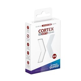 Ultimate Guard Cortex Sleeves - Japanese Size: Matte White (60 Sleeves)