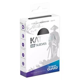 Ultimate Guard Sleeves - Japanese Size: Katana Black (60 Sleeves)