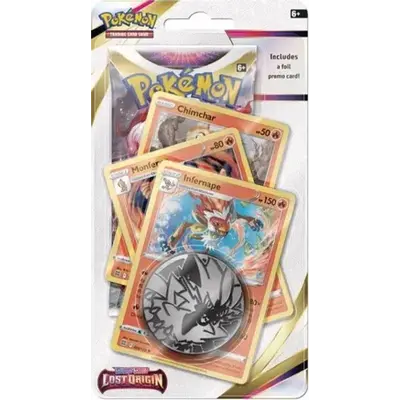 Pokemon TCG - Sword & Shield Lost Origin Infernape Premium booster Blister