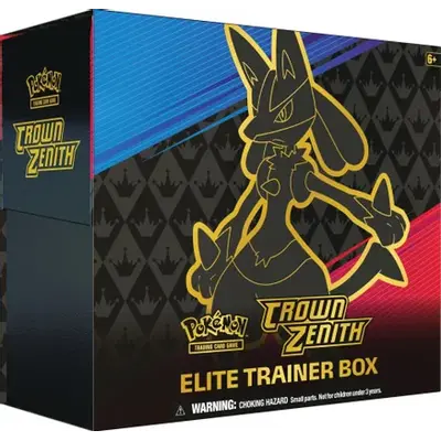 Pokemon  TCG - Sword & Shield Crown Zenith Elite Trainer Box