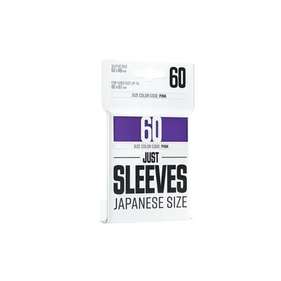 Just Sleeves - Japanese Size:  Purple (60 Sleeves)