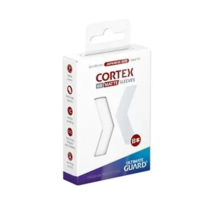 Ultimate Guard Cortex Sleeves - Japanese Size: Matte White (60 Sleeves)