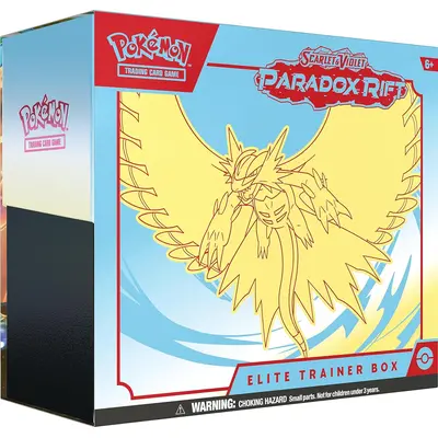 Pokemon TCG - Scarlet & Violet Paradox Rift Elite Trainer Box (Roaring  Moon)