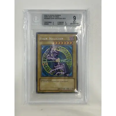 Yu-Gi-Oh! TCG - Dark Magician DDS MINT Beckett Graded 9