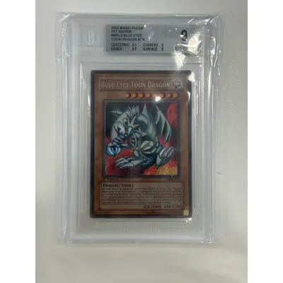 Yu-Gi-Oh! TCG - Blue-Eyes Toon Dragon MINT Beckett Graded 9